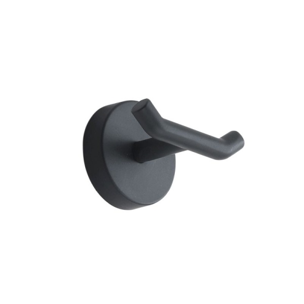 Eros Double Robe Hook - Black