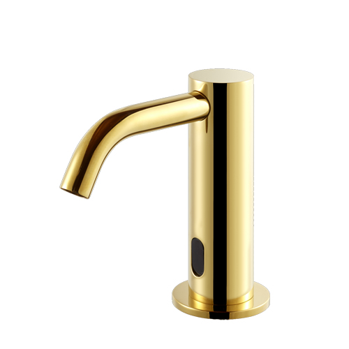 Hart Drop Spout Sensor Tap - Polished Gold (Mains/Battery)