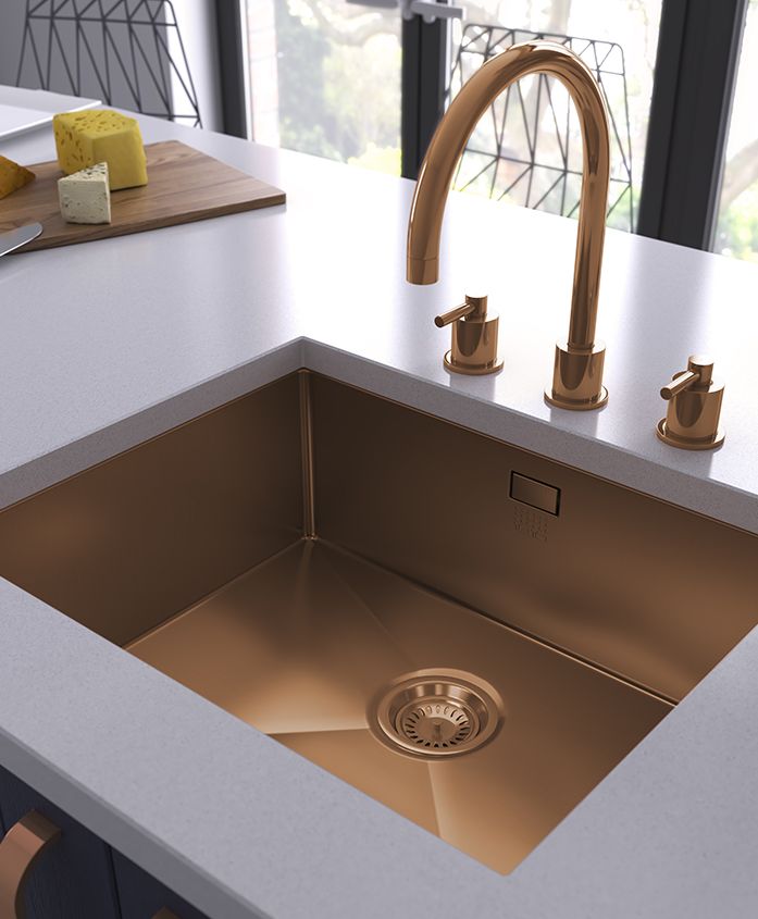 Zen Uno 15 Copper Sink - 400mm