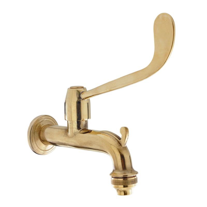 The Italian Garden Long Lever Brass garden Tap