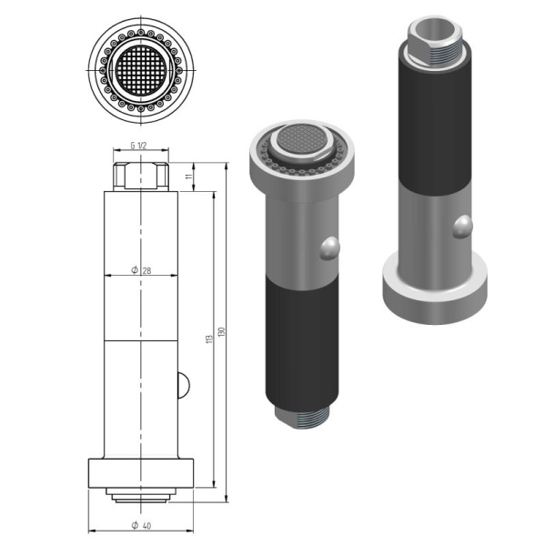 Eros Dual Jet Professional Spray Head