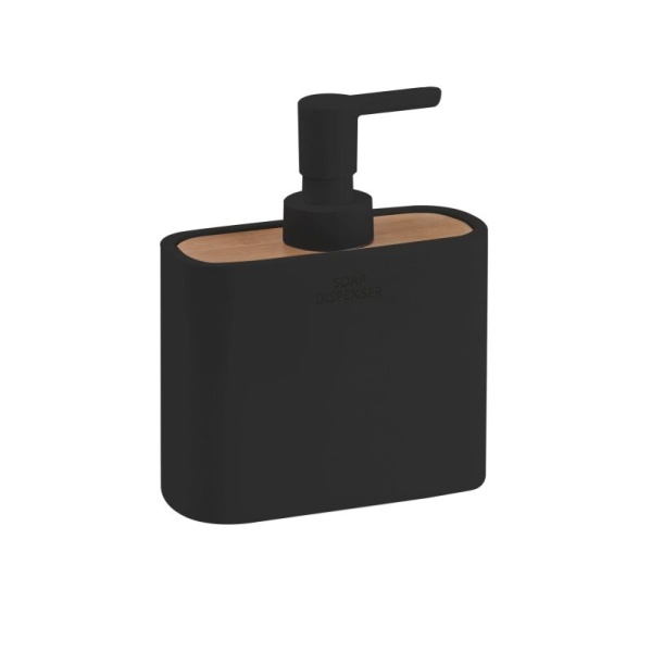 Ninfea Bamboo Soap Dispenser - Black