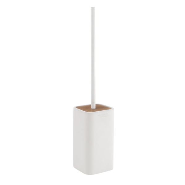 Ninfea Bamboo Toilet Brush - White