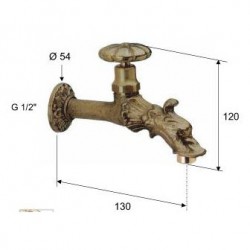 The Nostalgic Globe Handled Garden Tap